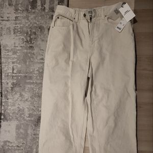 BDG Canvas Urban Outfitters High Rise Baggy Ivory Size 31